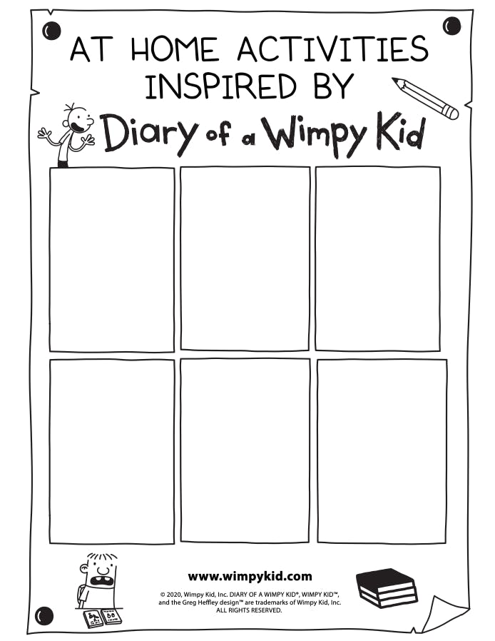 Greg Heffley's home activities Penguin Books Australia